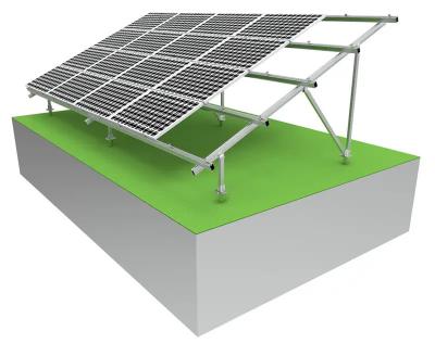 China Screw Foundation Solar Panel Support Frame Solar Panel Chassis Up To 60m/S Wind Speed for sale