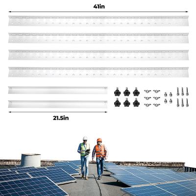 China 30 Degree Tilt Angled Solar Panel Mounts Solar Panel Stand Angle Rustproof for sale