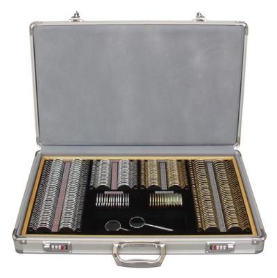 China Professional Grade Trial Lens Set , Optometrist Trial Lens Kit With Aluminum Case for sale