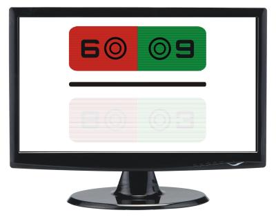 China Projetor da carta do monitor da carta da visão do LCD auto painel de exposição GD8603 de 23 polegadas à venda