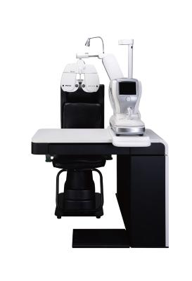 중국 눈 의자 단위 Optometry 작업대 GD7515가 테이블 패널에 의하여 좌우에 미끄러졌습니다 판매용