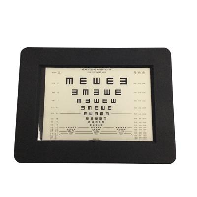 China 30cm Work Distance E Chart Vision Tester Black Frame Stand for sale