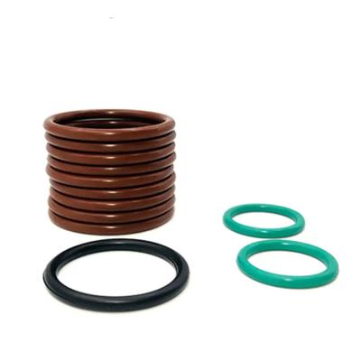 China Nitrile Buna O Ring Black Brown AS568 60 70 90 FKM NBR High Pressure Rubber Seal for sale
