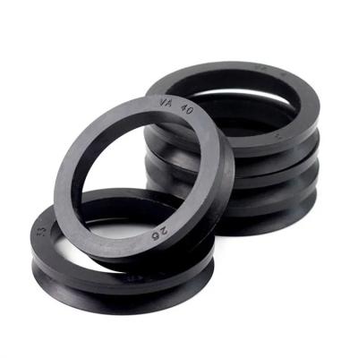 China NBR PTFE Rotary Shaft Seal Ring Va Type Pure Rubber Sealing Ring for sale