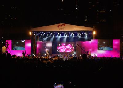 China El alquiler modular del concierto 1R1G1B de la música llevó los liendres SMD2727 de la pantalla 4500 en venta