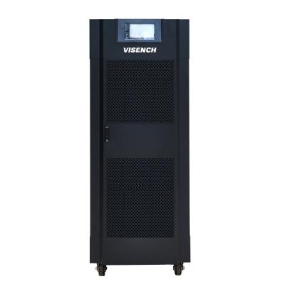 China Visench 3 Phase 380Vac Three Phase Pure Sine Wave 100Kva Industrial Medical Online UPS Uninterruptible Power Supply for sale
