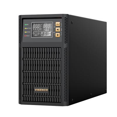 Chine Visench High Frequency 220Vac Long Backup Time Single Phase 3Kva 3000Va Lead Acid Batteries Online Ups Universal Power Supply à vendre