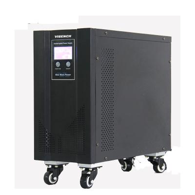 China VISENCH high frequency 3 in / 1 out Pure Sine wave 380Vac 3 Phase Three phase 10KVA Online UPS Uninterrupted Power Supply system à venda