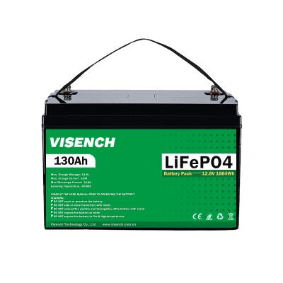 China Visench Prismatic 12V 12.8V 40Ah Deep Cycles Rechargeable Solar Energy Storage System Custom LiFePO4 Battery Pack for sale
