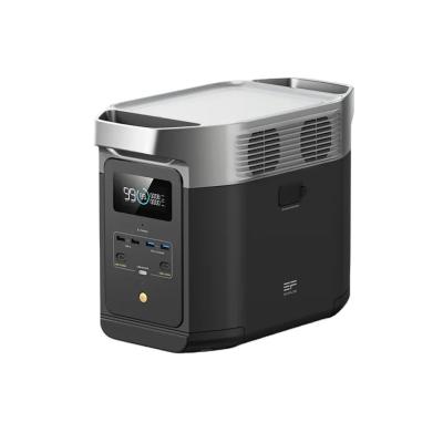 China ECOFLOW DELTA 2 1800W 1024Wh LiFePO4 Battery Portable Power Station Emergency Power Backup for sale