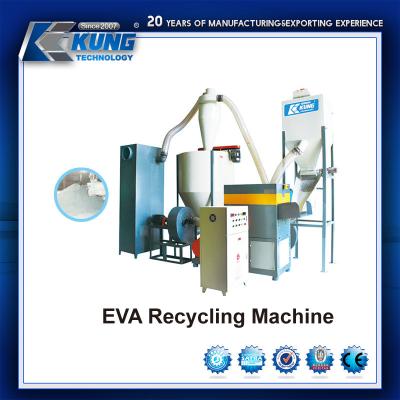 China High Efficiency Eva Recycling Machine , 380V Eva Footwear Machine for sale