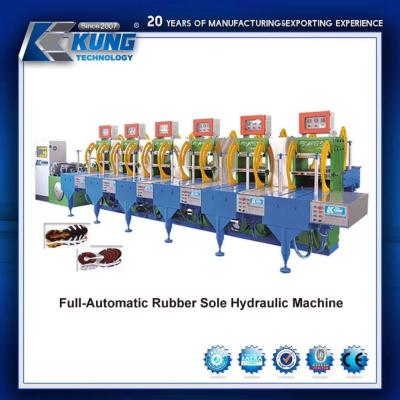 China Full Automatic Hydraulic Slipper Making Machine For Rubber Sole for sale