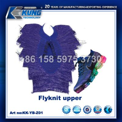 China Flyknitting Upper 39-45# Shoe Making Components Good Quality for sale