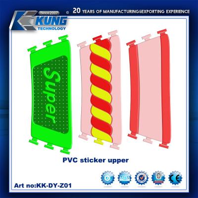China PVC Sticker Upper Shoe Making Components For Slipper Hot Selling for sale