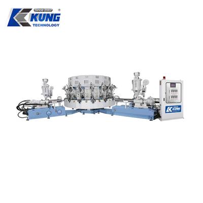 China high production capacity automatic PVC PCU DIP shoes making machine for sale