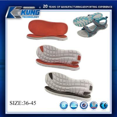 China Sandal Soles Sneaker Components , Unisex Footwear Components en venta