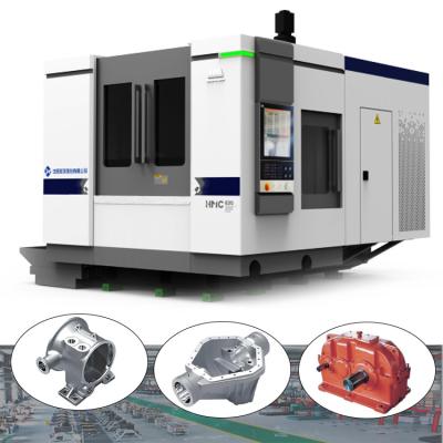 China HMC80Q Metal Milling Drilling Boring Tapping Horizontal Machining Center 5 Axis for sale