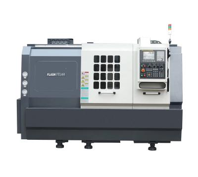 China FTL400 Tailstock Flat Bed Cnc Lathe GSK Fanuc Control With Linear Guideway for sale