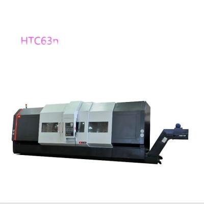 Китай Одиночный CNC кровати скоса шпинделя обрабатывает точность на токарном станке ригидности кровати HTC63n 45° высокую продается