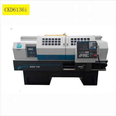 Cina Il tornio orizzontale di CNC del letto piano lavora CKD6136i a macchina 20 - 3000r/Min Spindle Speed in vendita