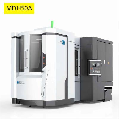 Китай Таблицы подвергая механической обработке центров 800kg MDH50A машина CNC горизонтальной одиночной автоматическая продается