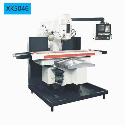 China 11Kw motor CNC Vertical Knee Milling Machine XK5046 high rigidity for sale