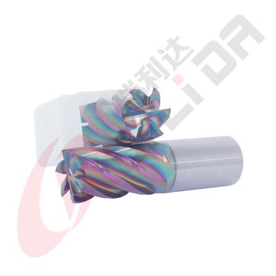 China DLC Coating 6 Flute End Mill 25mm 1