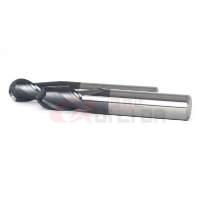China extremidade esférica Mills For Steel Two Flutes do nariz da bola de 12mm 24mm à venda