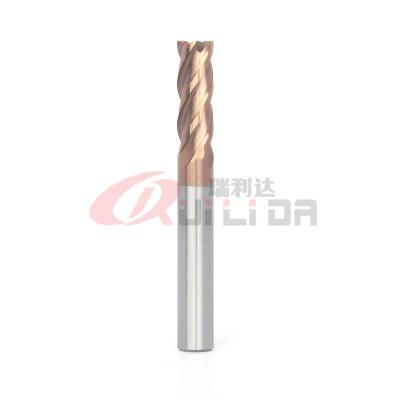 China Moinho de extremidade 6mm do carboneto da flauta de 4 flautas único 1/4