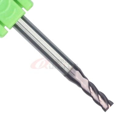 China Variable Helix  Carbide 4 Flute End Mill For Steel  3mm 3/32