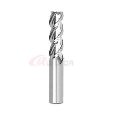 China 3 Hartmetall-Schaftfräser-Aluminiumfräser CNC HRC50 3 Millimeters 12mm 6mm Flöte zu verkaufen