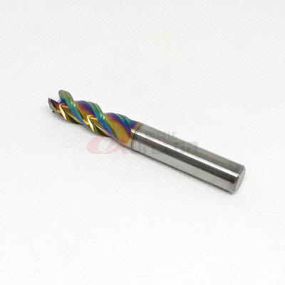 China 3Fl Carbide End Mills For Aluminum 8mm End Mill Cutting Angle 40 Degree for sale