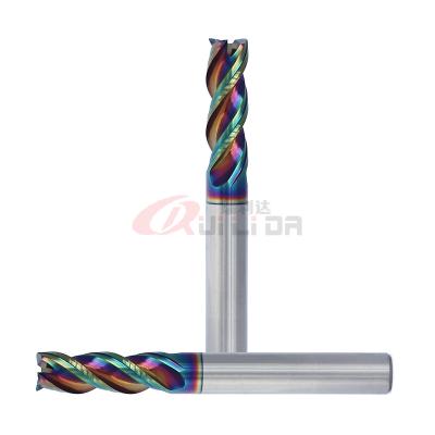 China 6mm extremidade Mills For Aluminum do elevado desempenho das flautas do revestimento 3 de 1/4 de polegada DLC à venda