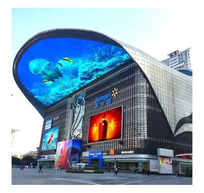 China Painel transparente exterior da visualização ótica conduzido de P10 P15 P25 P31 P50 à venda