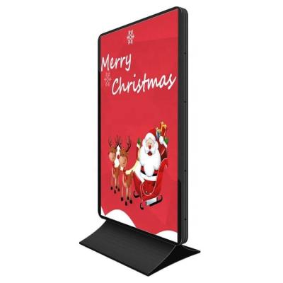 China Outdoor Led Poster Video Display Floor Standing Led Display Screen 3mm 4mm for sale