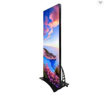 China Ultra Thin Indoor Advertising P2.5 Led Poster Stand Video Display en venta