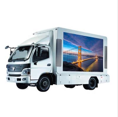 China Full Color Outdoor Advertising Car LED Display Screen , P10mm Video Wall Panels for sale