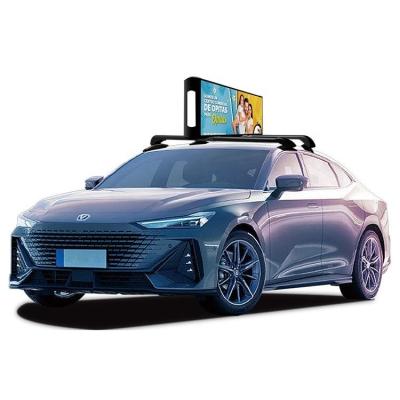 China Double Sided Mobile Car Roof Top Led Monitor Outdoor Waterproof IP40 for sale