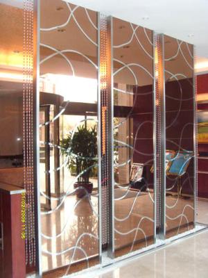 China China Manufacturer Stainless Steel Screen Partition For Hotel lobby Interior Design and Lobby Design for sale