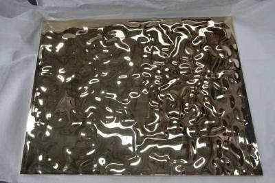 China China High Quality Water Ripple Pattern Stainless Steel Panel From Foshan Manufacturer for sale
