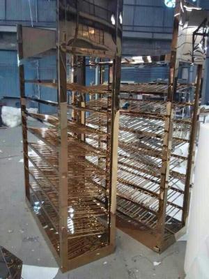 China China Wooden Wine Cabinet Fabrication Factory With Stainless Steel Metal for sale