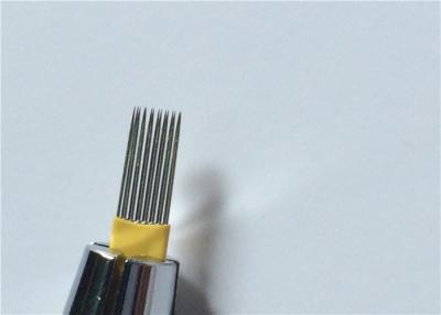 中国 永久的な構造のMicrobladingの眉毛の入れ墨の針振動を差し引いて使い捨て可能な15M 販売のため