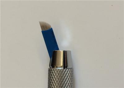 China Azul agujas de bordado permanentes del maquillaje 3D de los pernos de 0,25 milímetros 17 para los tatuajes en venta
