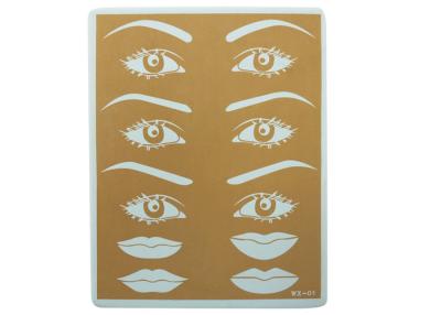 China Fake Tattoo Practice Skins Material for Permanent Makeup Eyebrow Lip Tattooing for sale