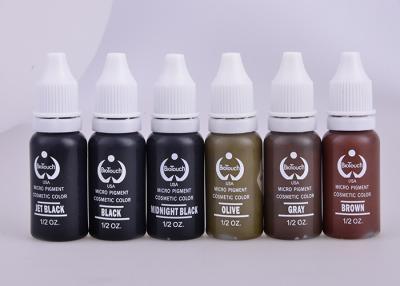 China Non Toxic Eyeliner Eternal Tattoo Ink 3D Microblading Pigments for sale