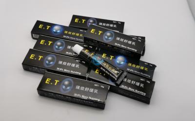 China Black E.T Painless 10g 39.9% Tattoo Numbing Cream for sale
