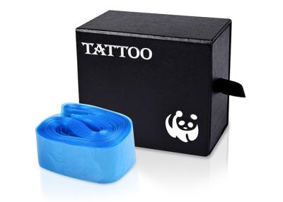 China El cordón plástico azul del clip envuelve fuentes del equipo del tatuaje en venta