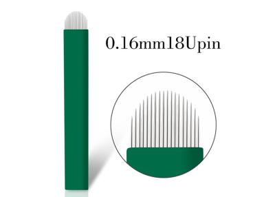 China Agulhas afiadas Nano de Microblading da sobrancelha da lâmina de 0.16MM U à venda