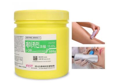 China Korea J-Cain 15.6% Permanent Makeup 500g Tattoo Numb Cream for sale