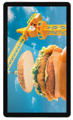China 32'' Network Digital Menu Boards Vertical Mounting With Anti-reflect Glass for sale
